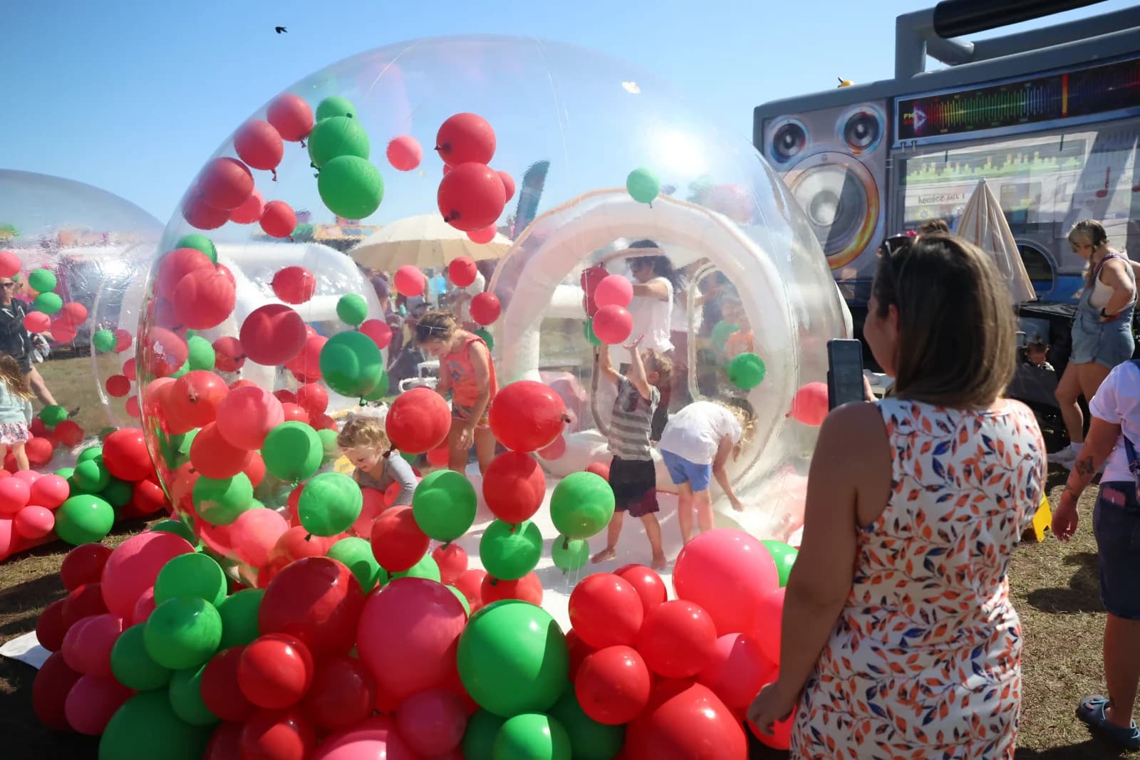 Balloon Bubble Houses - 2025 South Florida Watermelon Festival-22961