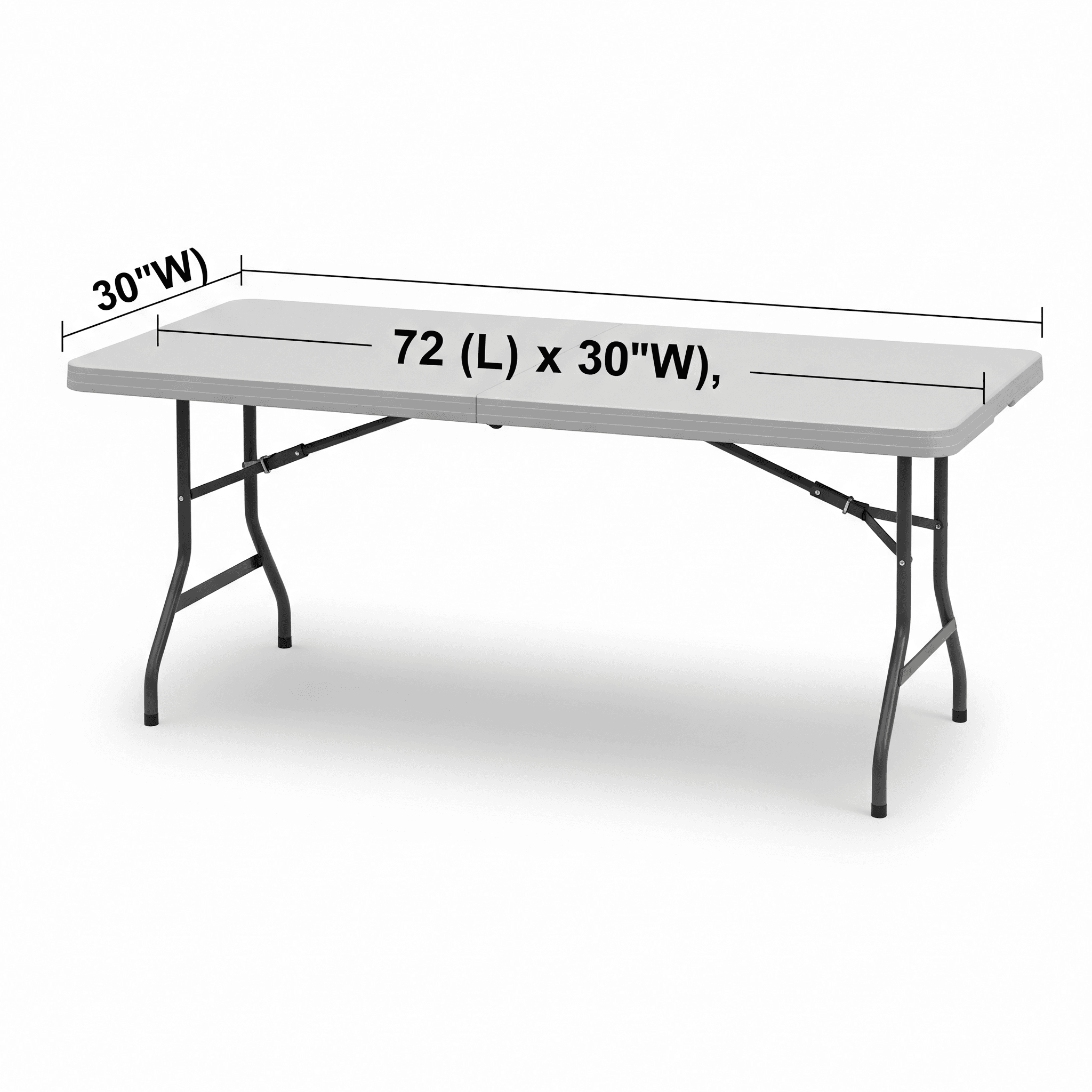 6 ft Fold Up Table - 6a. 6 ft Fold Up Table