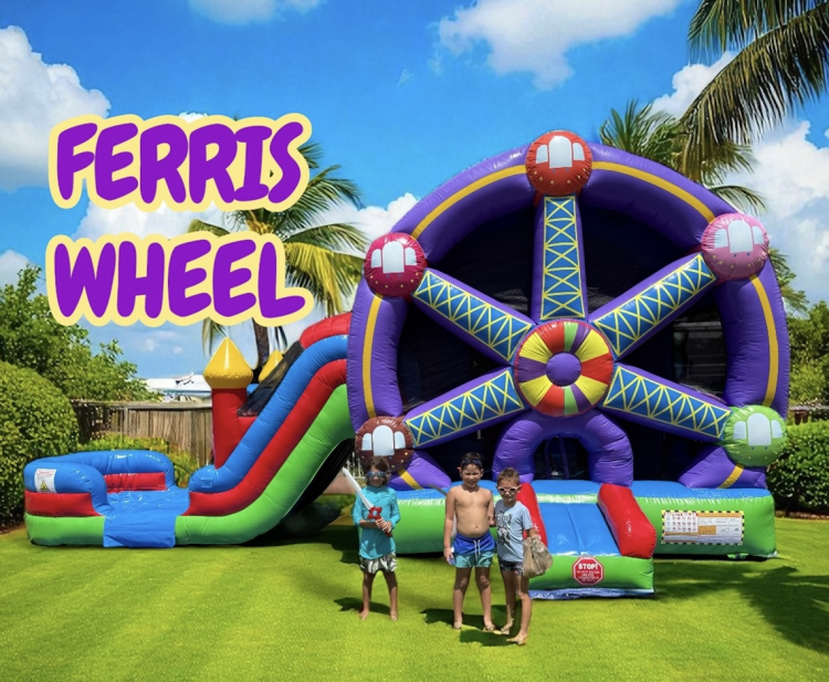 Ferris Wheel Combo Bounce & Slide 28 ft