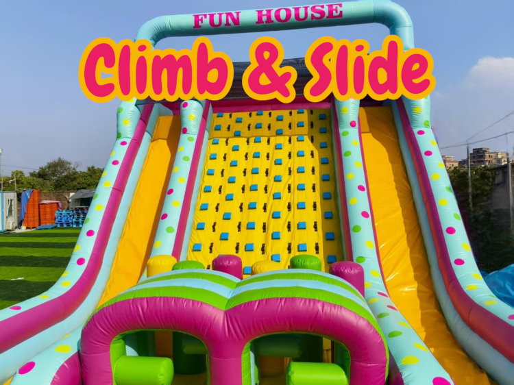 Fun House Climb & Slide 18 ft