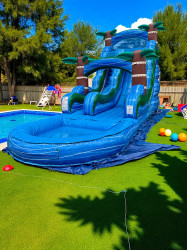IMG 534620retouch 1758834573 Tropical Tides Single Lane Slide 18 ft