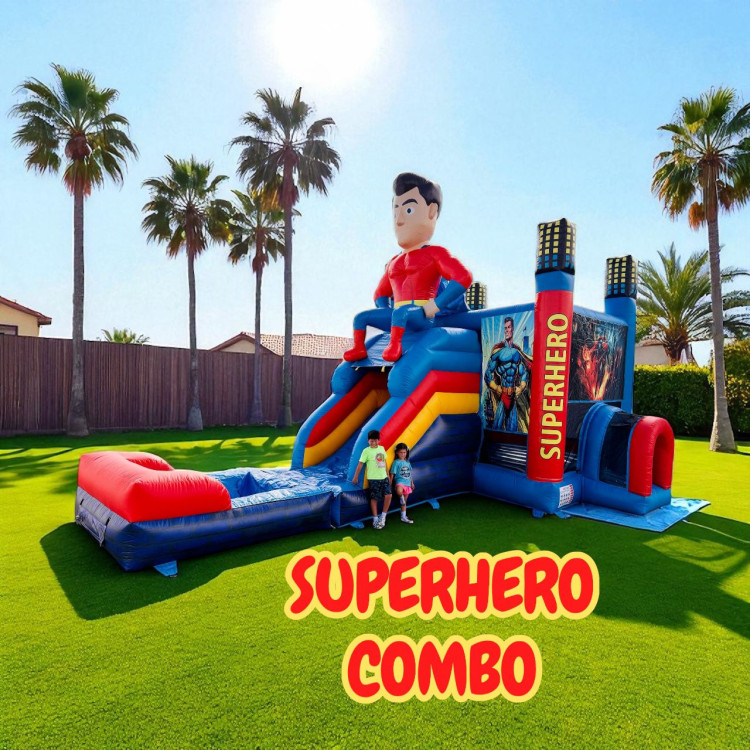 Superhero Bounce & Slide 30 ft