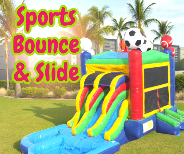 Sports Combo Bounce & Slide 27 ft