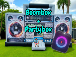 Boombox Bounce House + Speaker 23 ft