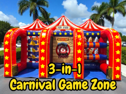 Carnival Game Zone 3-in-1 - 17 ft