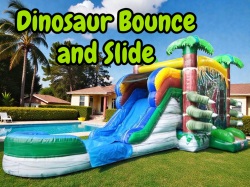 Dinosaur Bounce and Slide 29 ft