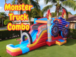 Monster Truck bounce and slide 30 ft