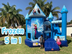Frozen 5 in 1 Bounce House Combo 16.5 ft