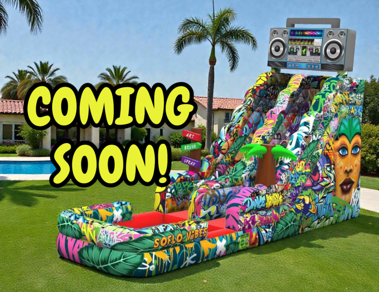 Graffiti Water Slide 18 ft